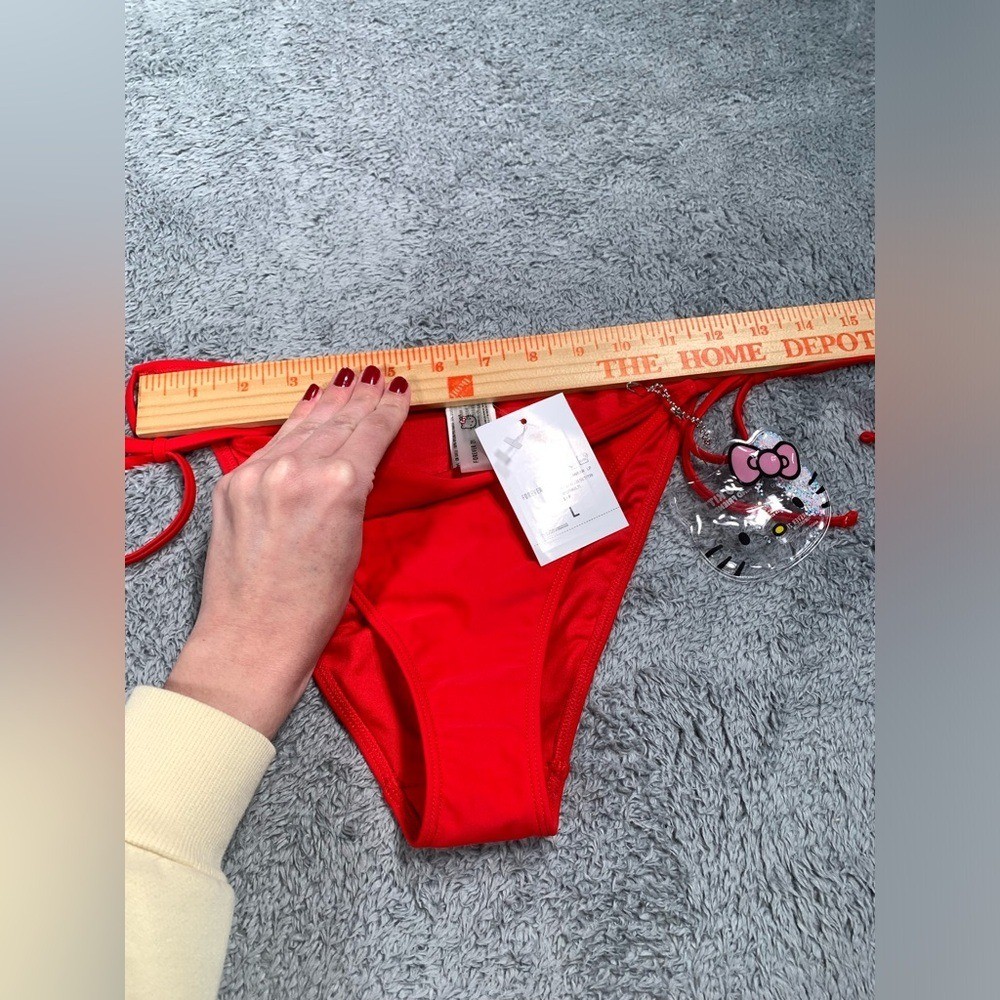NWT Forever 21 hello kitty Red Bikini Bottom large