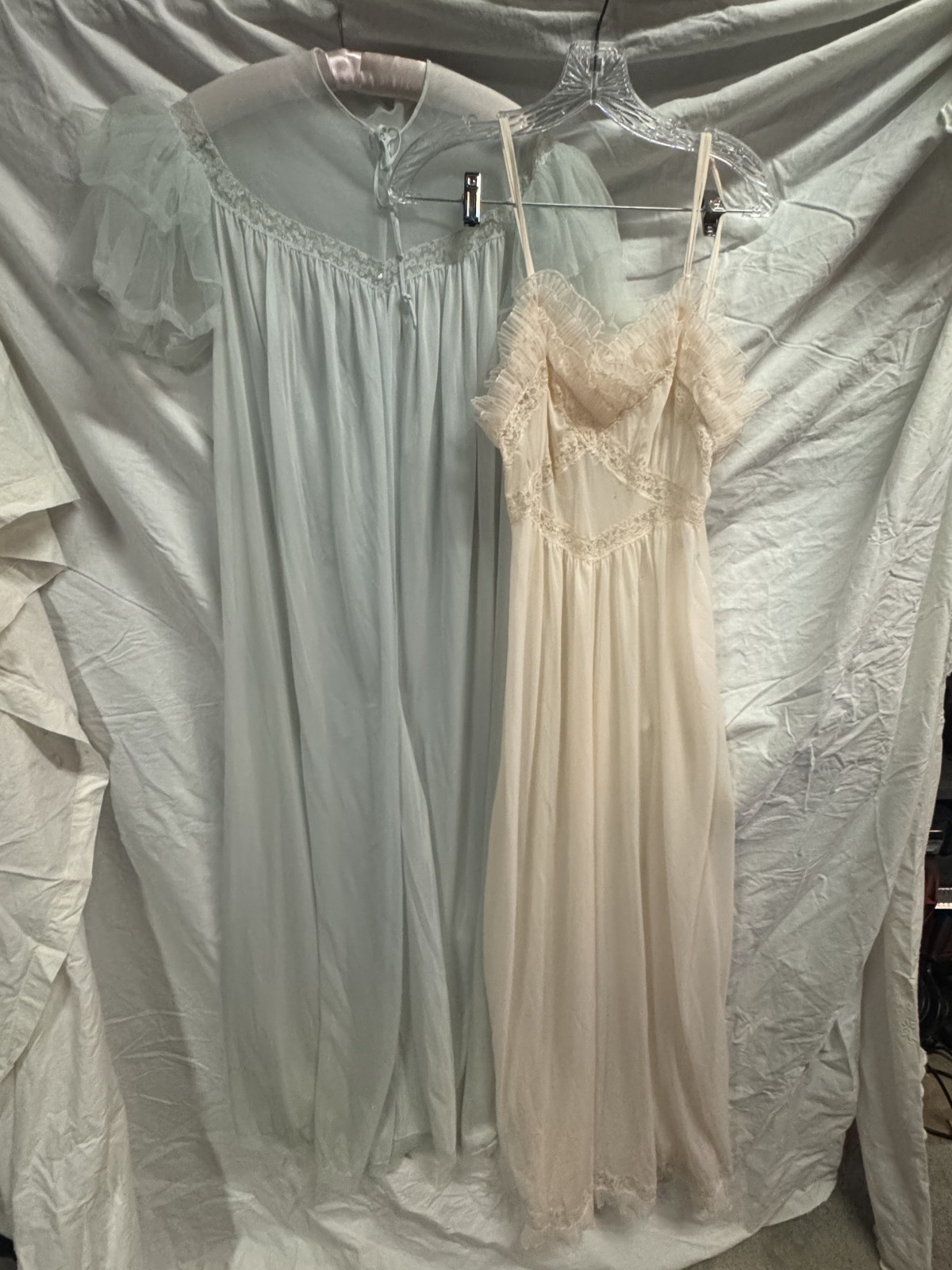 1950s 1960s Vintage Babydoll Nightgown Set from Vanity Fair Size S (fits S/M)