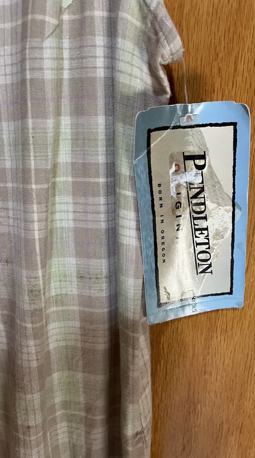 Vintage Pendleton Long Linen/Cotton Dress Medium