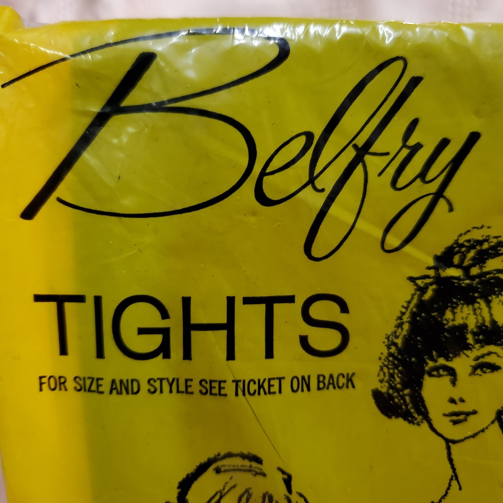 Vintage Belfry Full Fashioned Leotard B Medium Black Unused in Package
