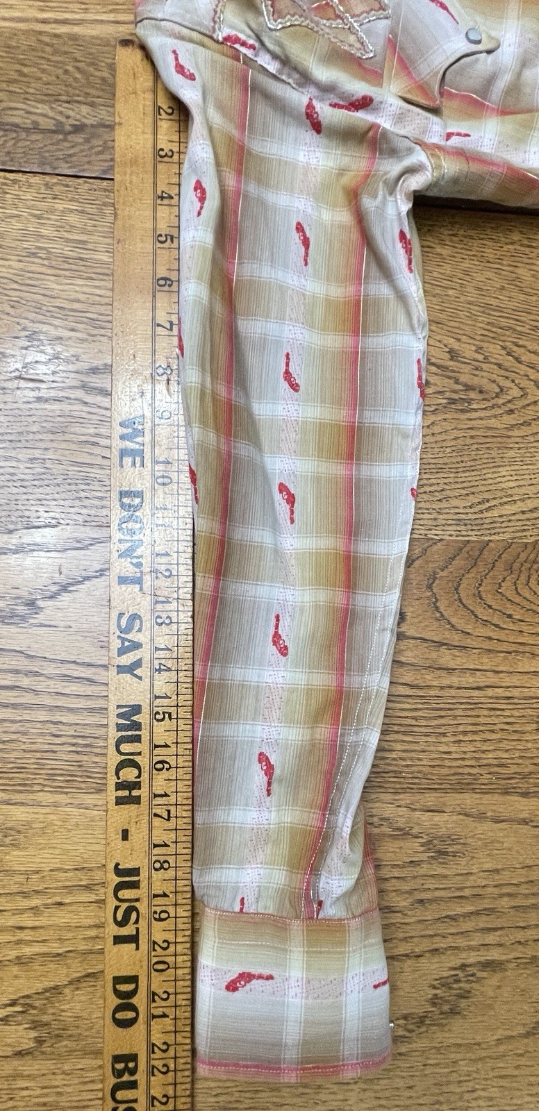 Vintage TEM TEX Western Pearl Snap Plaid Shirt Women Ladies 1960’s 70’s