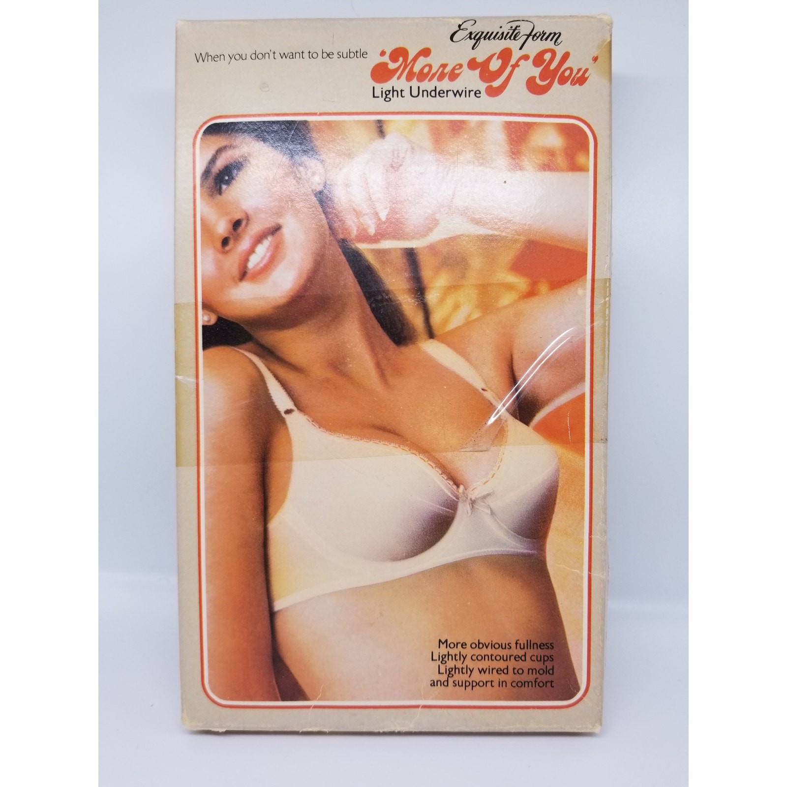 Deadstock Vintage Exquisite Form « More of You » Bra 38D In Box