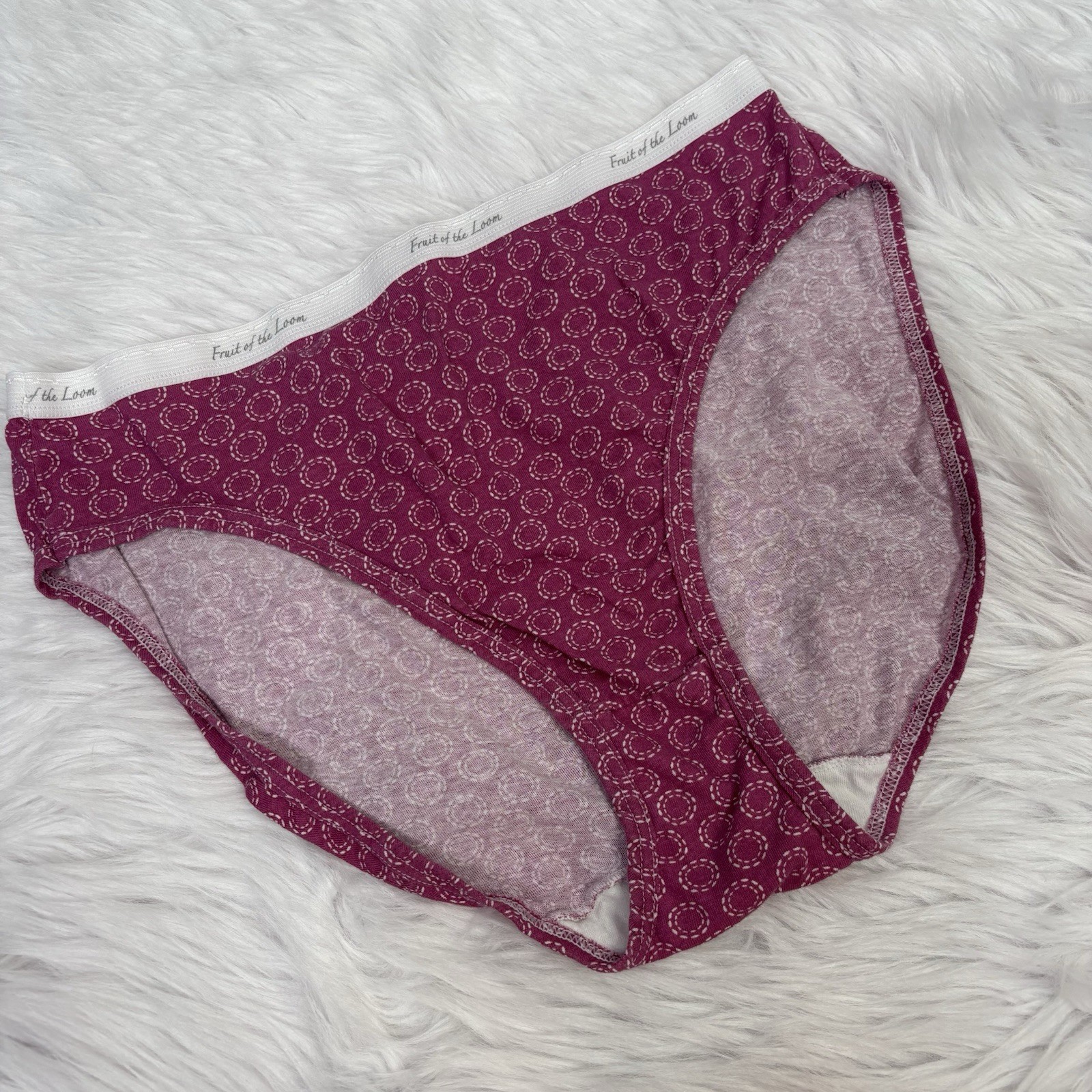 Fruit Of The Loom Bikini Hi Cut Panties Underpant Women’s Size 9 XXL Cotton Vtg?