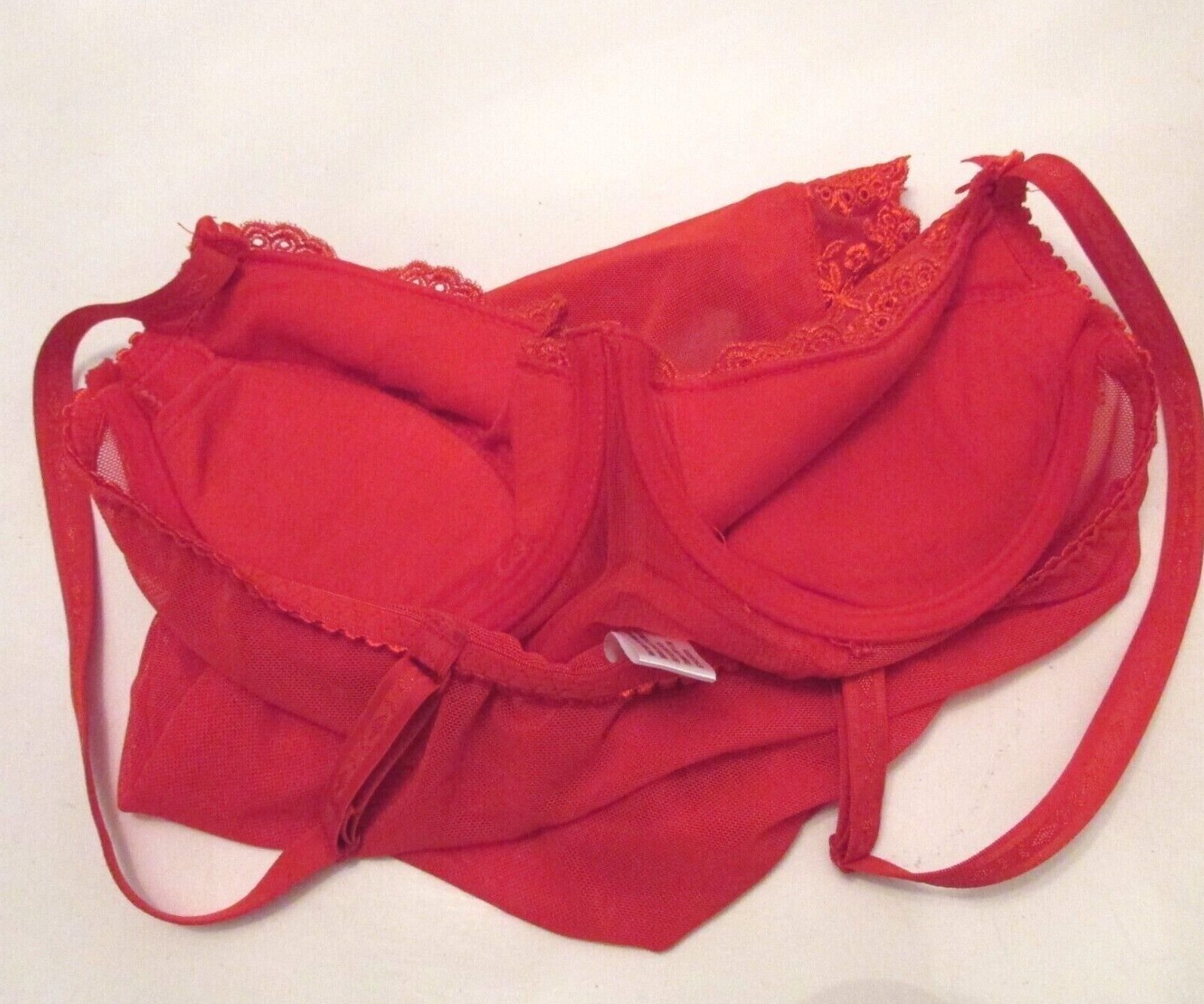 Lady Princess BS2015 Red Mesh Lace High Cut One Piece Teddy Bodysuit UW Bra L