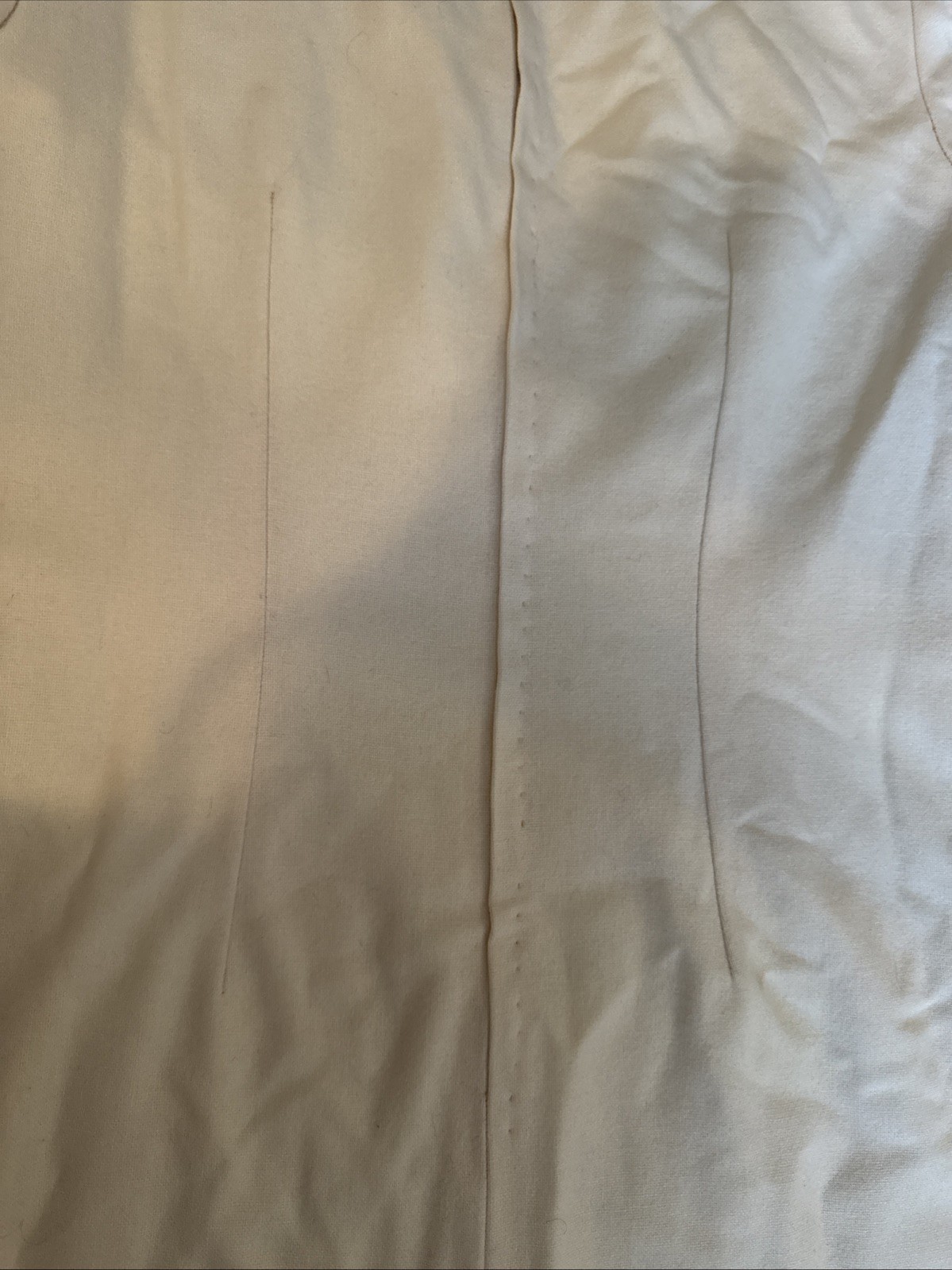 1960s Cream White Wool Longsleeve Shift Dress Winter Bridal