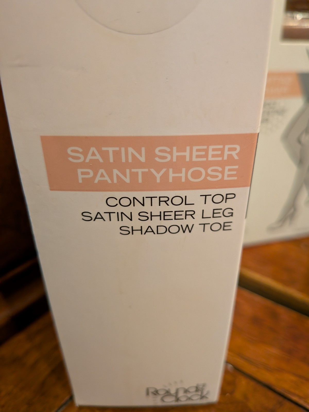 2 New Pairs Round The Clock Satin Sheer Control Top Pantyhose Suntan L Up To 6&prime;