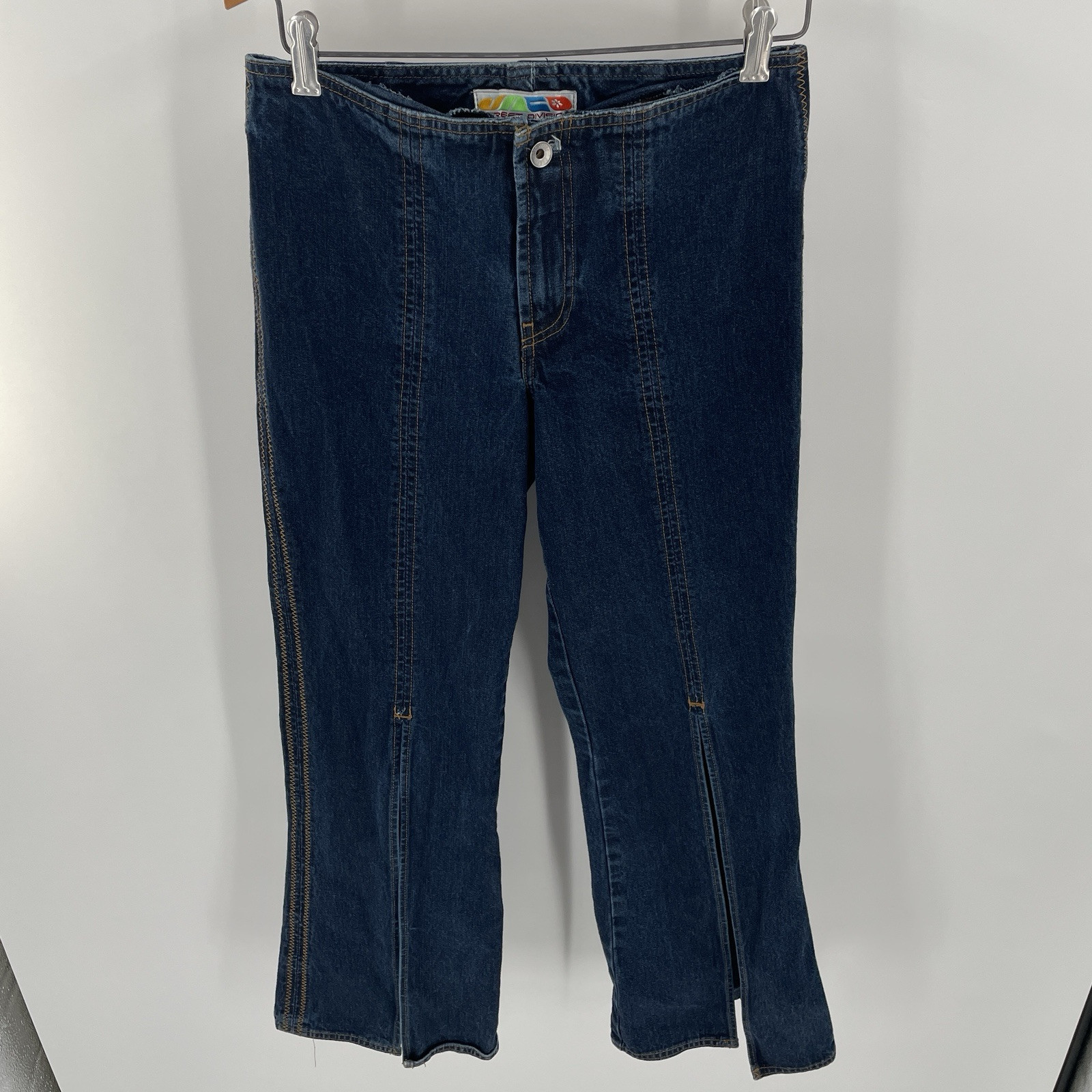 Vintage 1980s Jnco Street Division Jeans Women’s Size 7 Flare Cut Skate USA