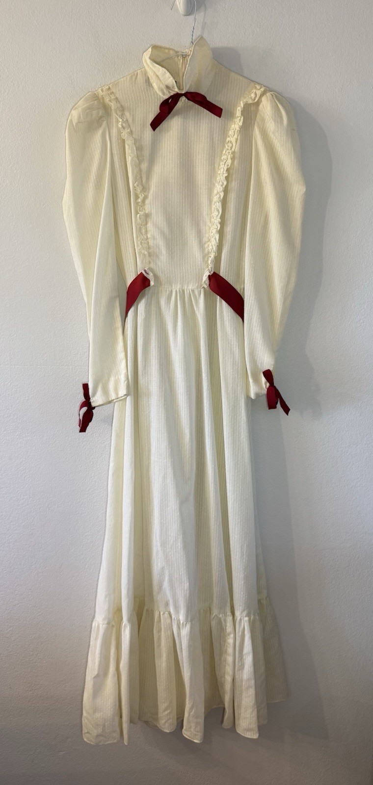 Authentic Foxy Lady San Francisco Vintage Prairie Dress Size Small Rare 60s 70s