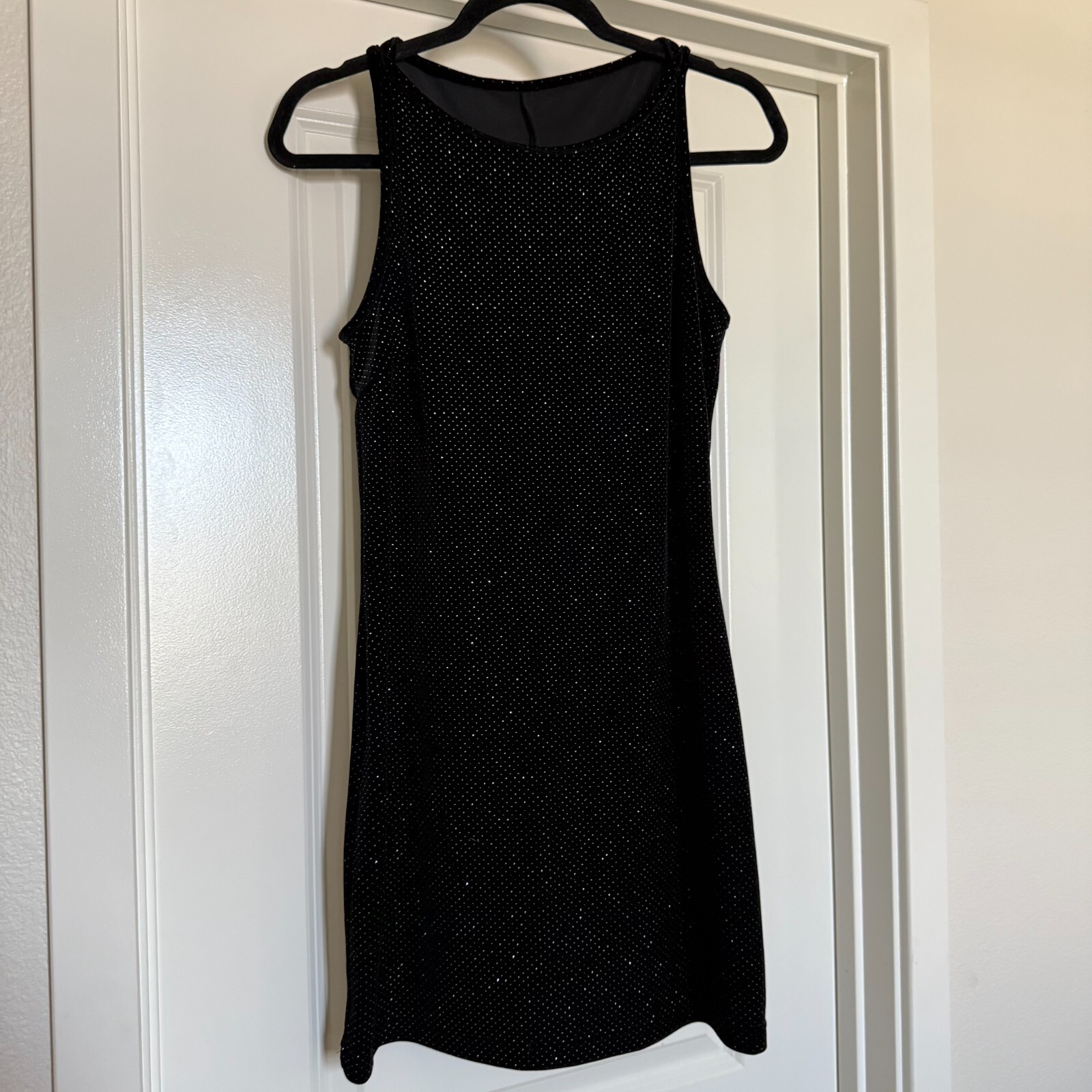 Vintage 90s Dress 2000s Mini Dress Byer Too Velvet Cocktail Little Black Dress