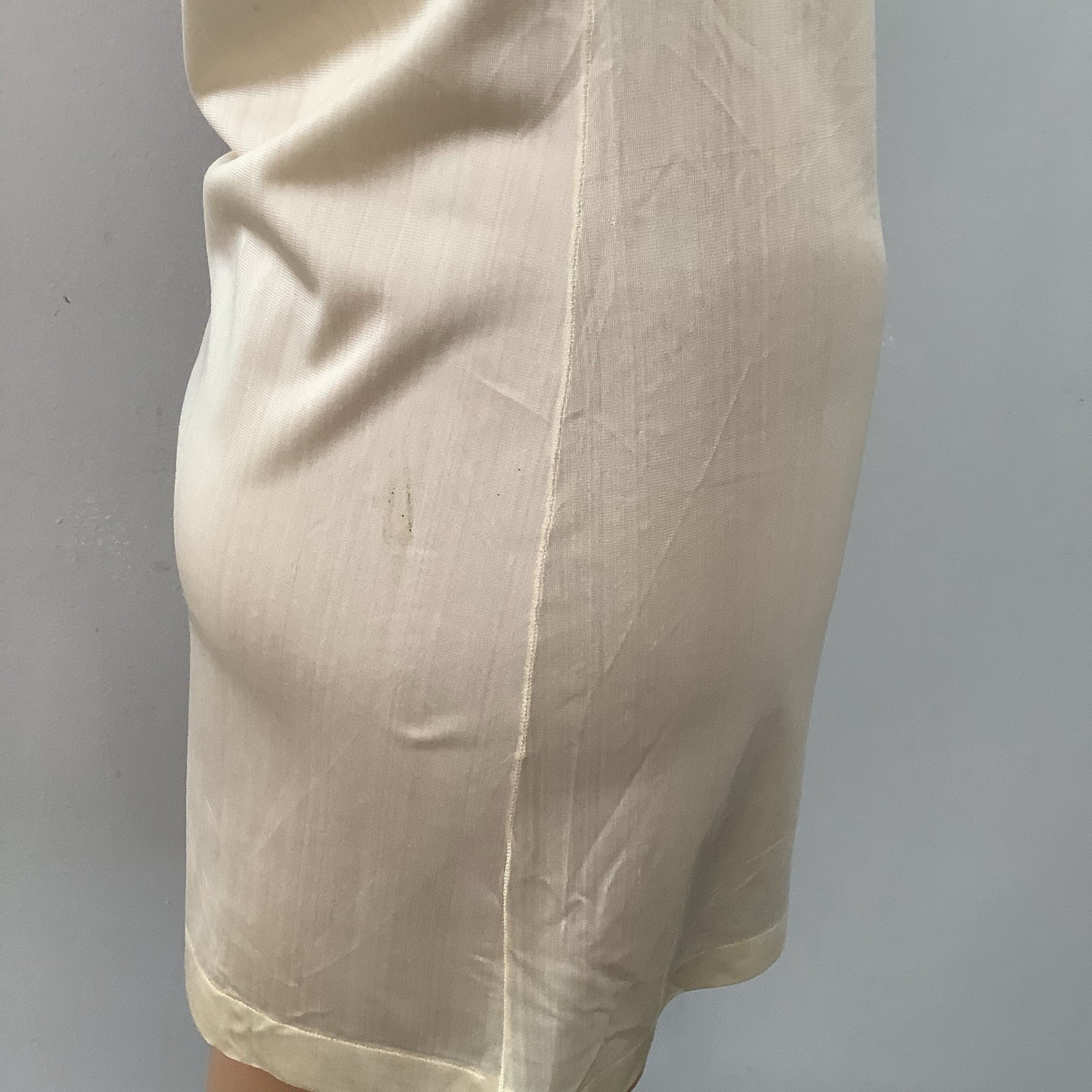 Antique 1920’s 100% Silk Tunic Style Slip or Long Camisole Mint W/ Original Tag