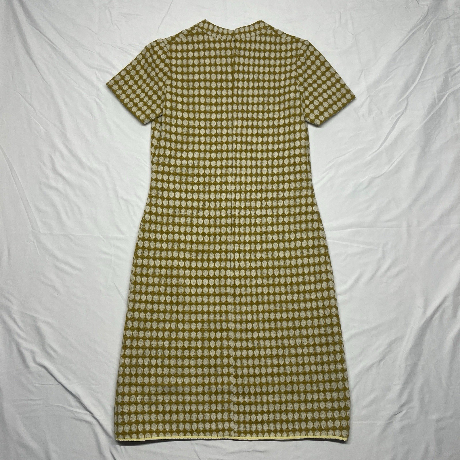Vintage Handmade Shift Dress Small 30&Prime; Bust Knee Length Mod 60s 70s Style