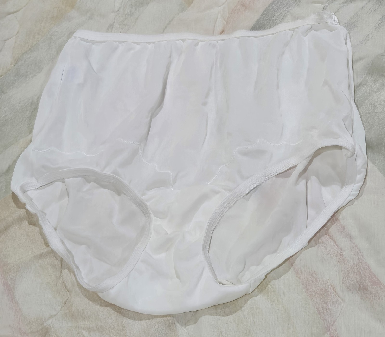 Vintage Dixie Belle Semi Sheer Nylon Brief Underwear/Panties Size 6 Hips 37-39