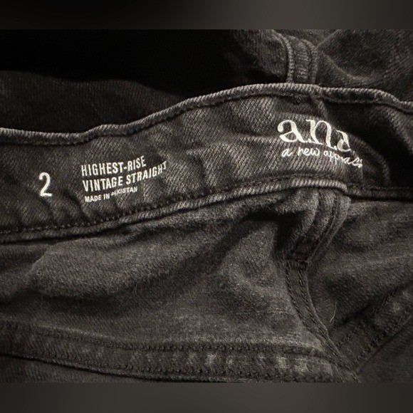 A.n.a highest rise vintage straight Jeans