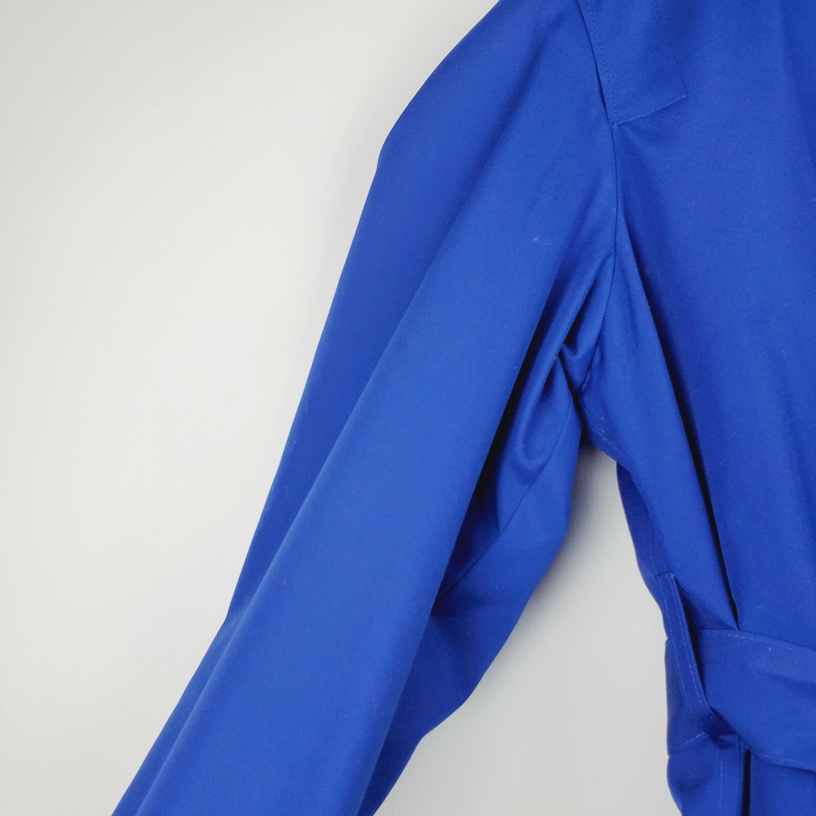 Vintage 1990&rsquo;s Misty Harbor Model Beth Cobalt Blue Rmvbl Liner Coat 6 Petite NWT