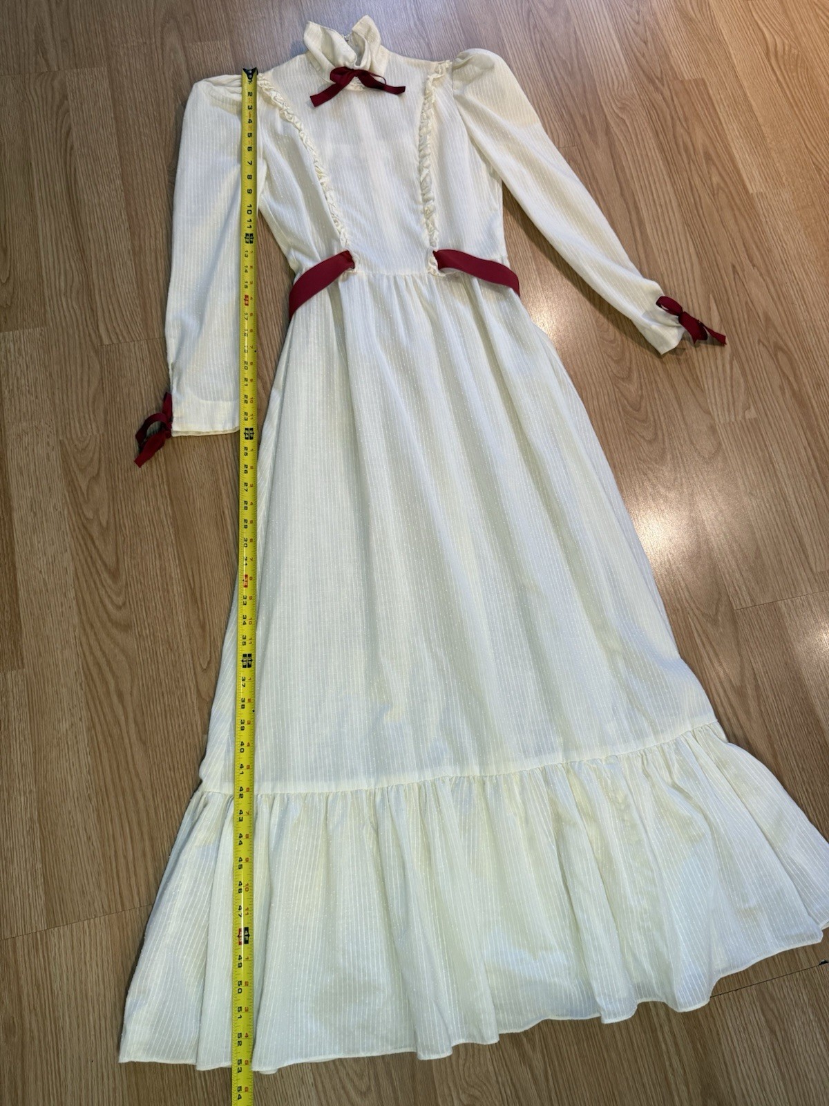 Authentic Foxy Lady San Francisco Vintage Prairie Dress Size Small Rare 60s 70s