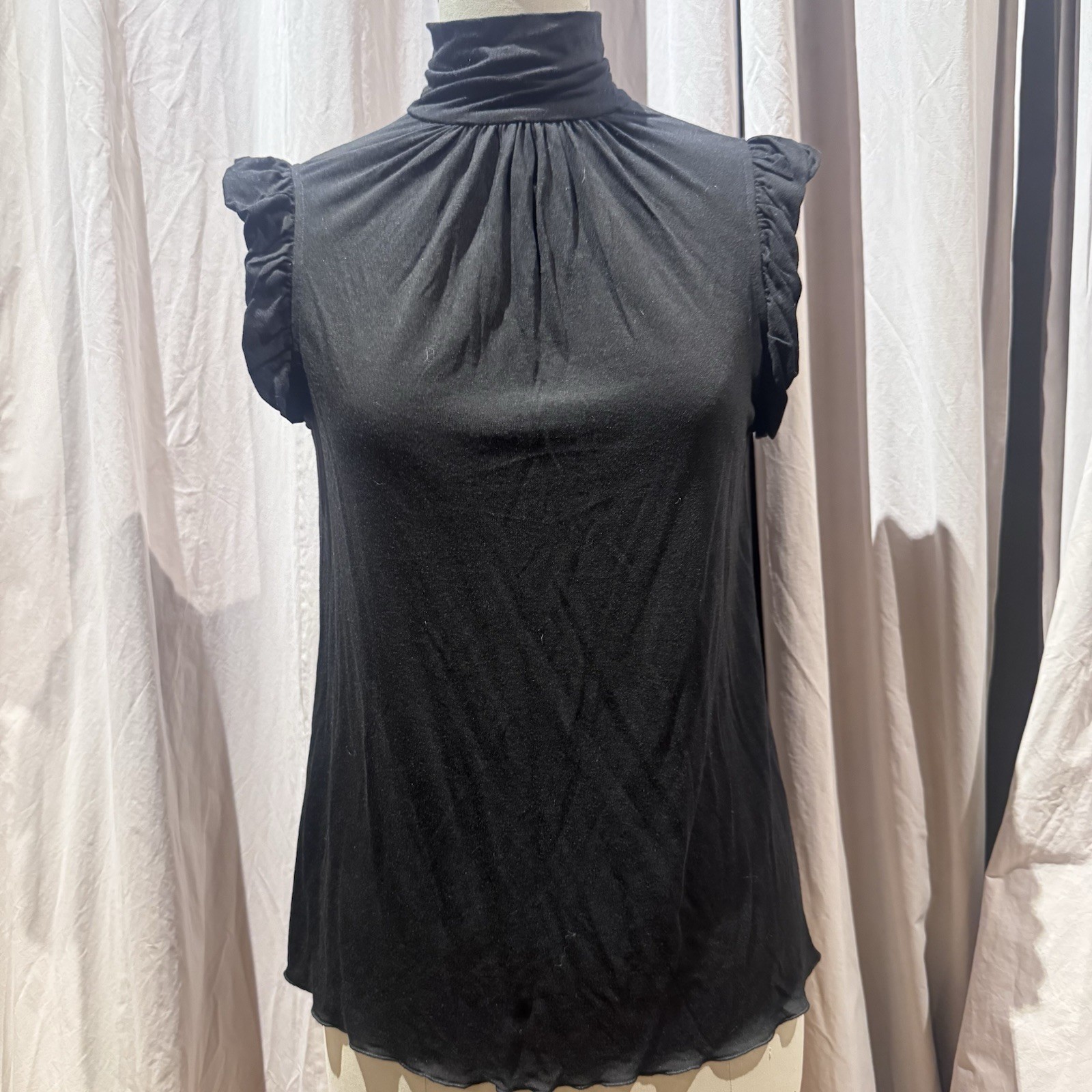 VTG Unworn Miss Sixty Tencel Wool Jersey Top W Original Tags L