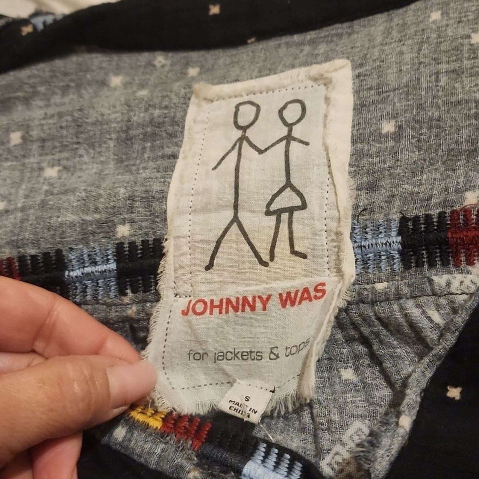 JOHNNY WAS BOHO CHIC TOP