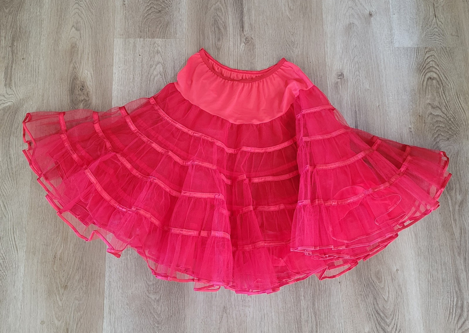 Vintage Malco Modes Square Dance Petticoat Red Small/Medium