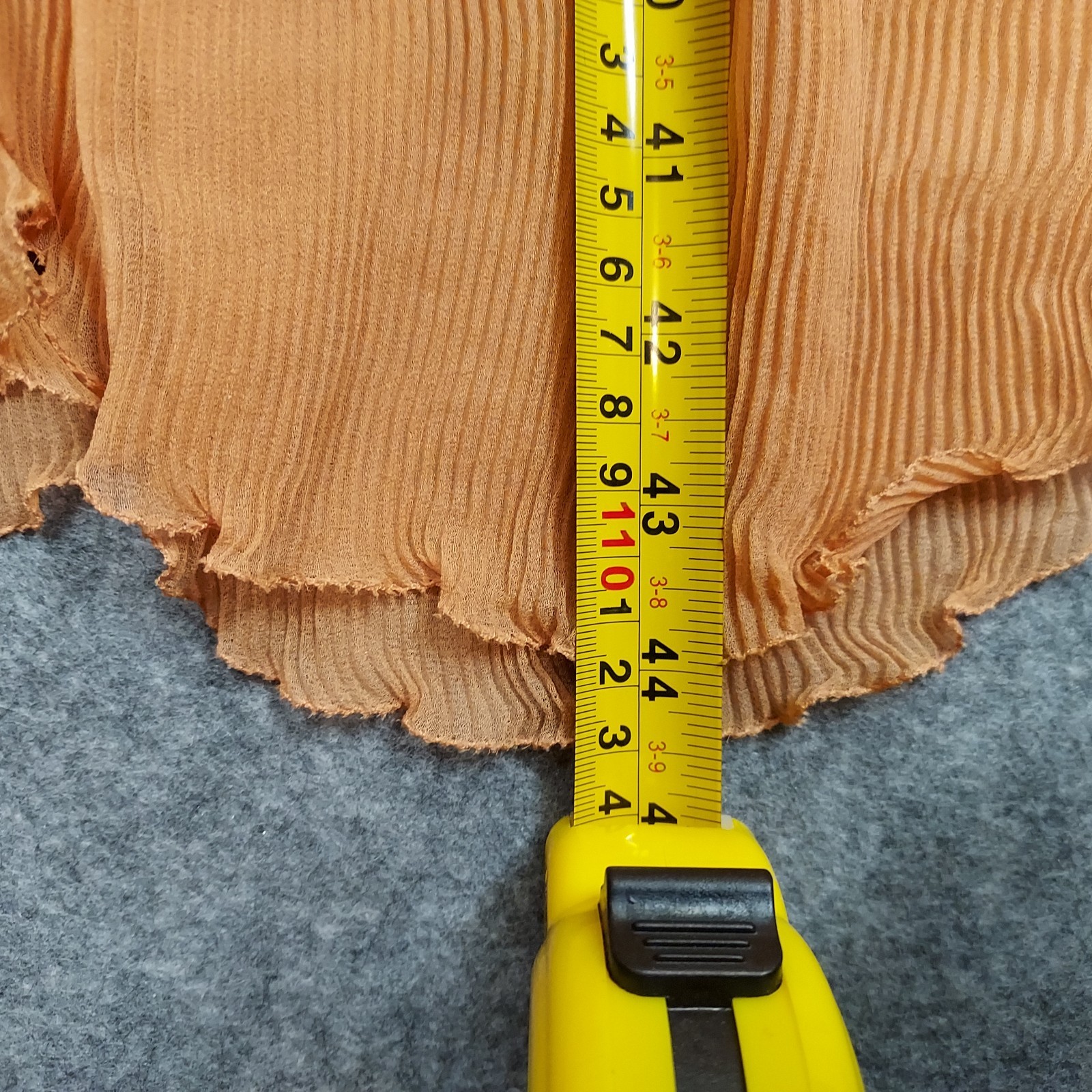 1910s Flapper Dress Lace Chiffon Authentic Peach Sash Titanic True Vintage