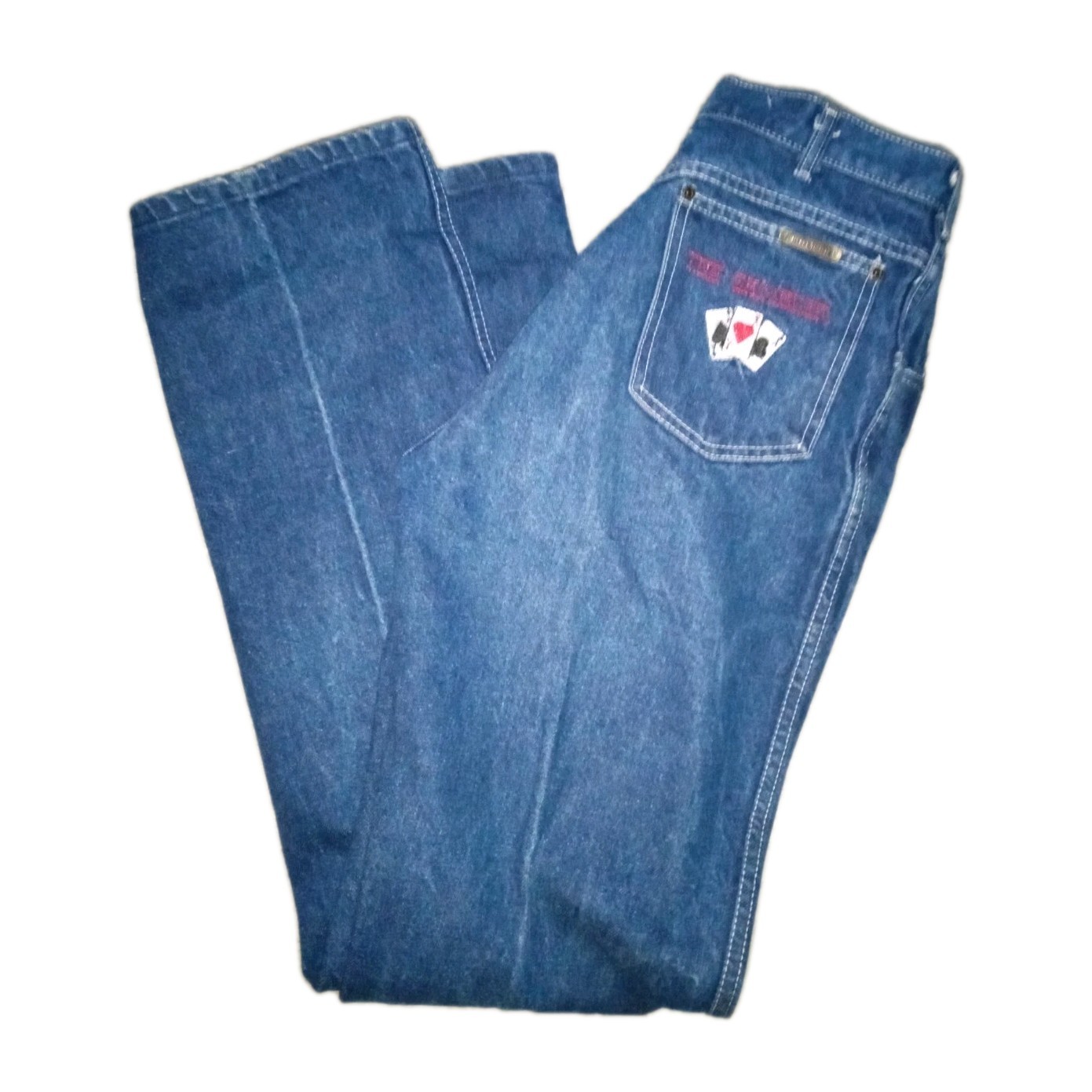 Vintage Props Hollywood 1970&rsquo;s Kenny Rogers Western Jeans By Karman THE GAMBLER
