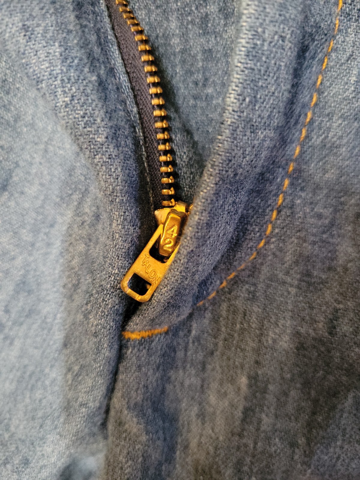 Vtg 70’s Levis Orange Tab Braided High Rise Chambray Denim Jeans Approx 29&Prime; W