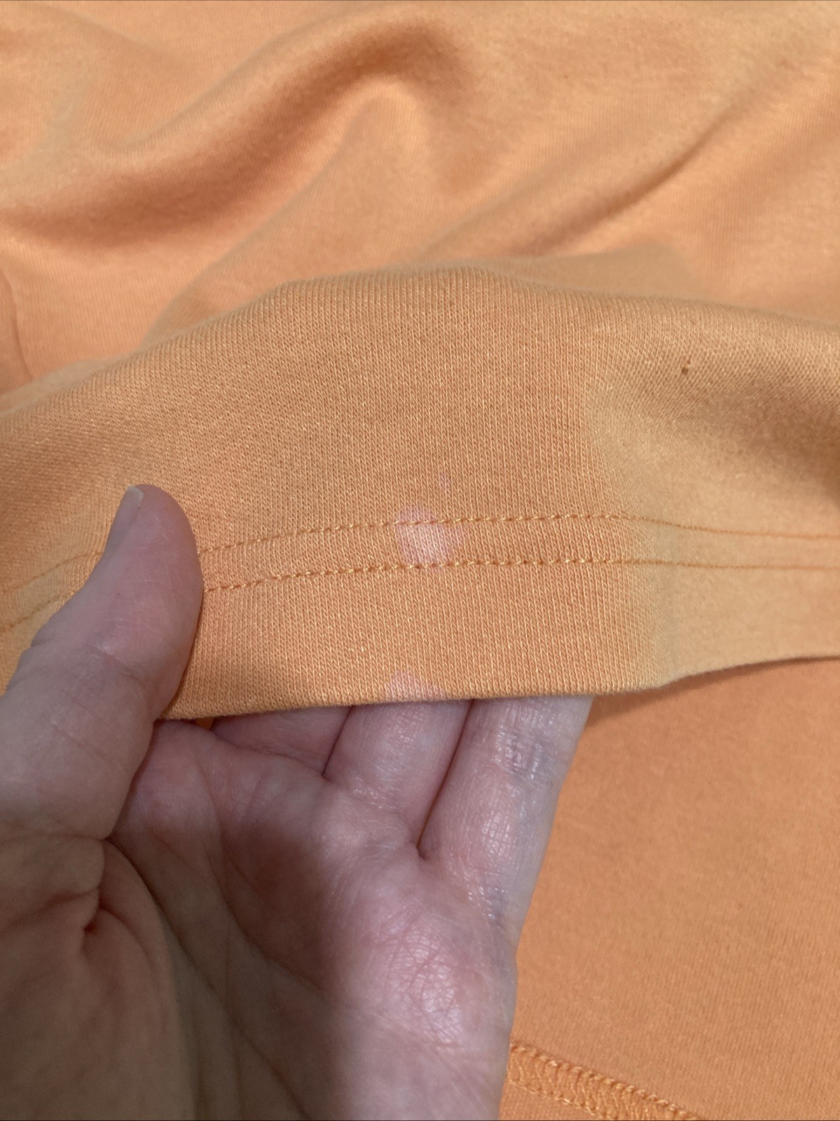 VTG 90s Y2K Breckenridge Grannycore Butterfly Embroidered Top XL Peach Orange