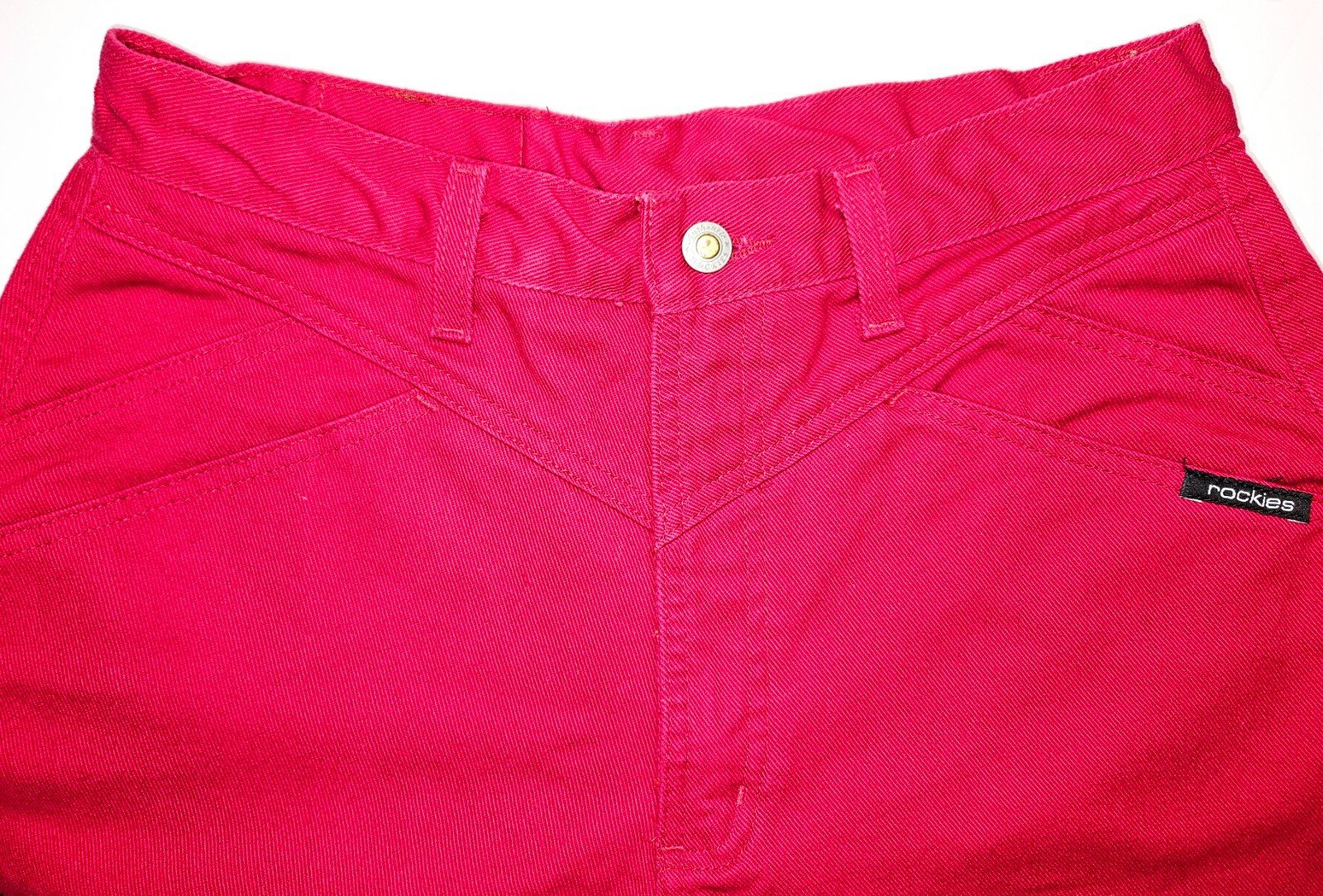 Vintage Bareback Rocky Mountain Jeans 13/14 Long Crimson Red High Waist Western