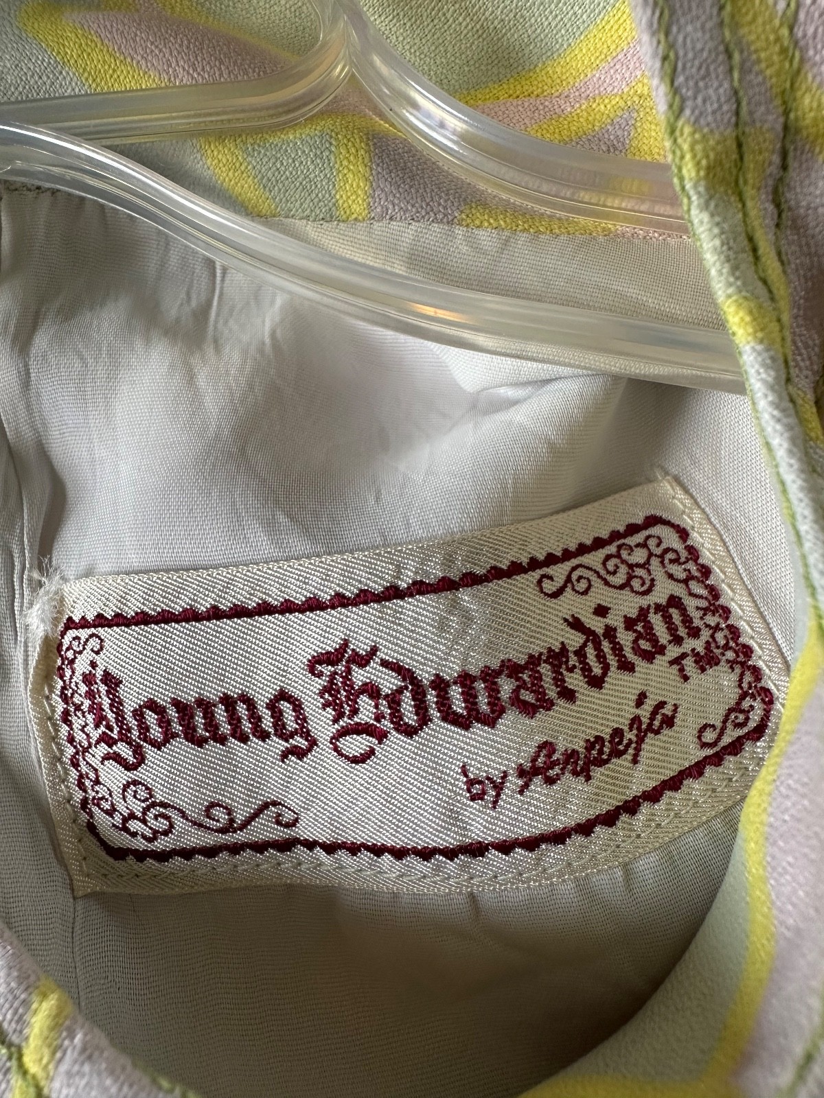 very rare vintage spring or summer shift dress women&rsquo;s Young Edwardian by Arpeja