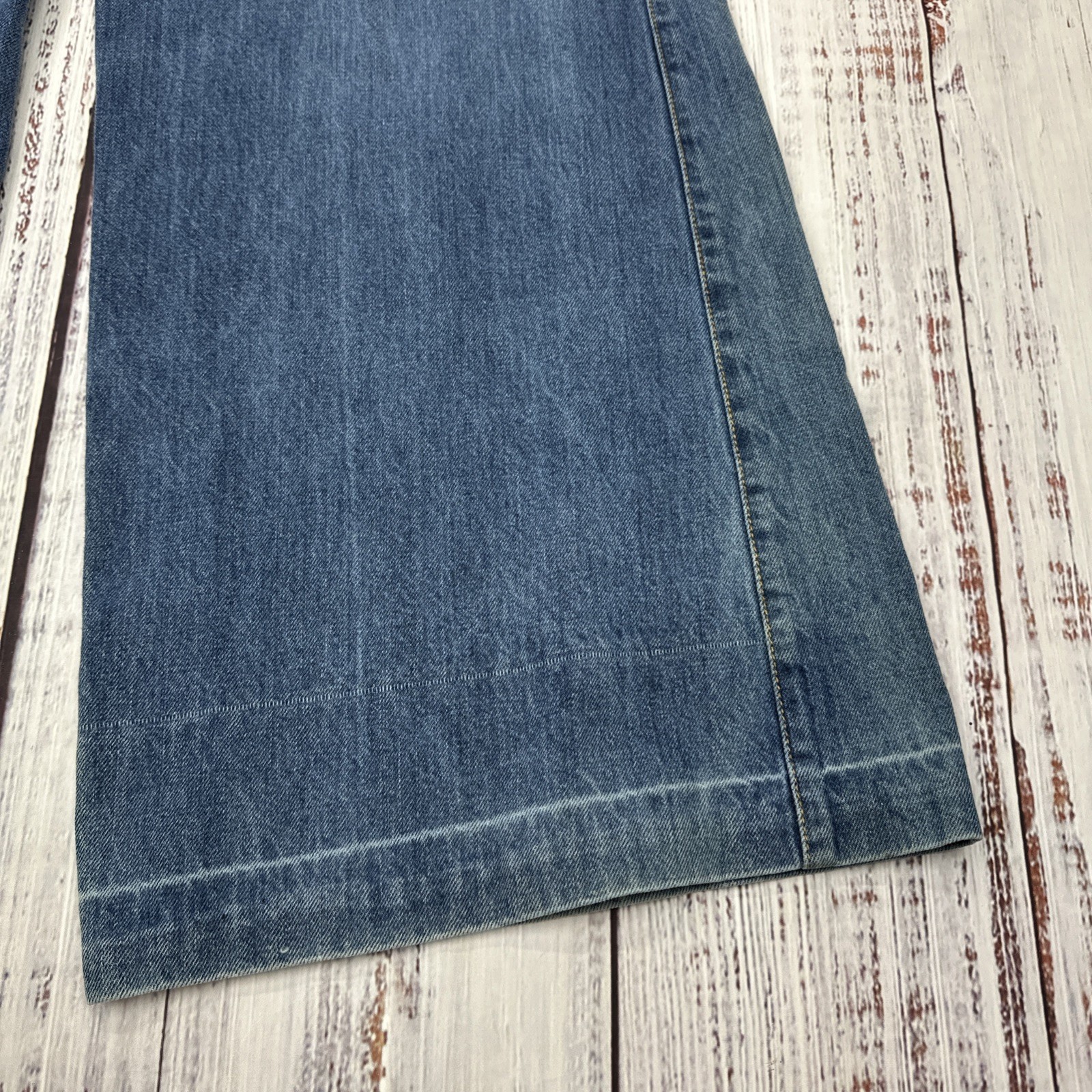 VTG 70’s Pentimento Bell Bottom Jeans Womens Sz 9(23×31) High Waist Stretch RARE
