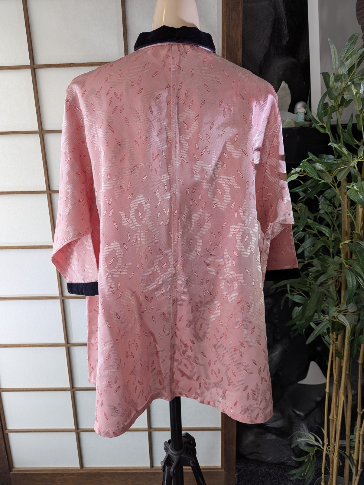 Vtg 1940s Smoking Jacket Robe Coat « Man Tailored » Tommiesby Harry Berger Sz XL