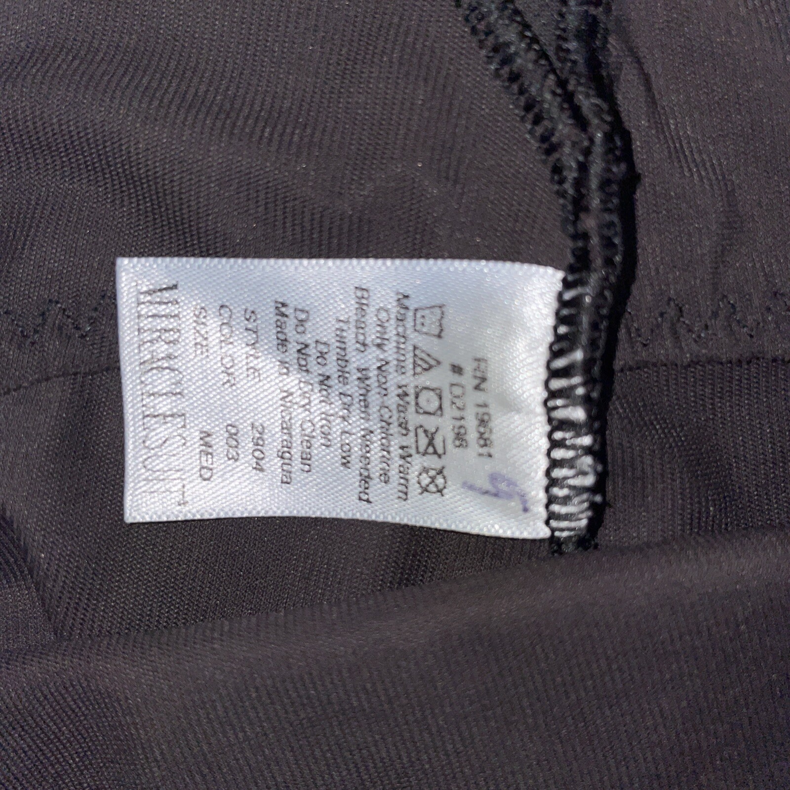 Miraclesuit Black Size M Nylon Blend Girdle