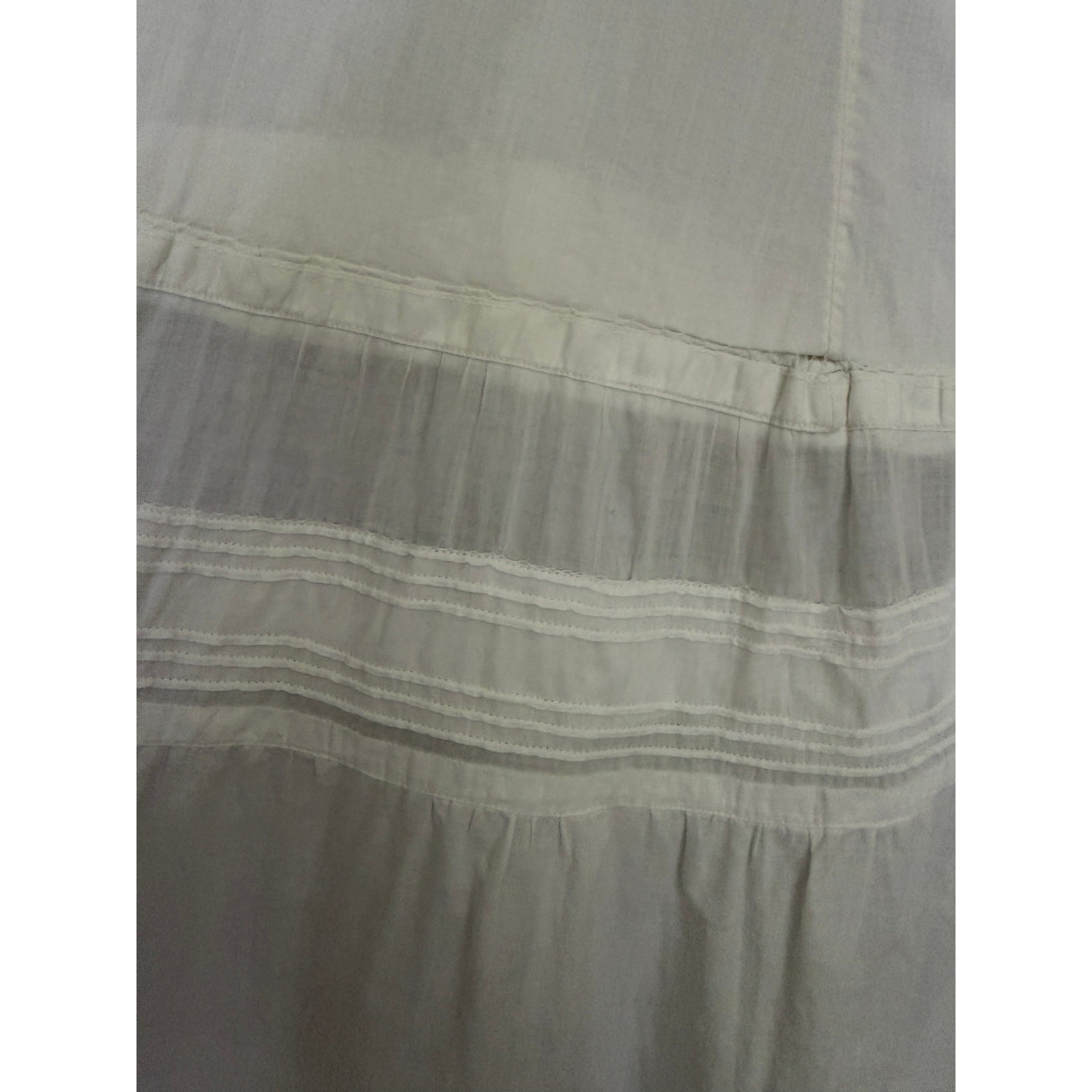 Antique edwardian hand embroidered Petticoat skirt waist 28-29&Prime;