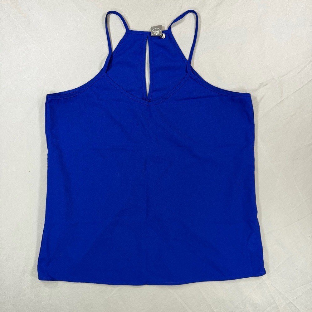 Chic and Sophisticated Paper Crane Royal Blue Camisole Top Sz Medium