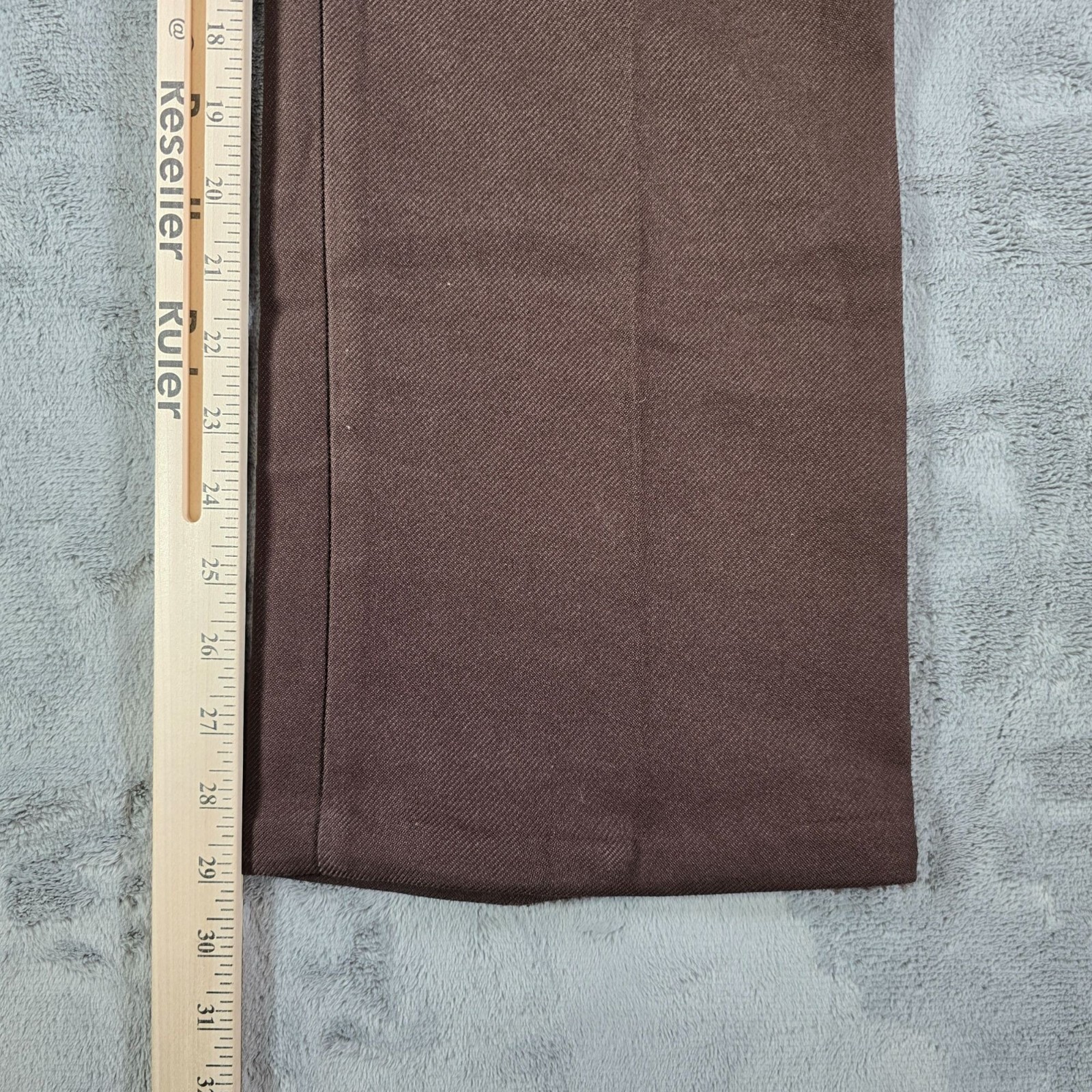 Vintage 1997 Levi&rsquo;s SilverTab Flare Leg Brown Polyester Pants (Juniors 9 Short)