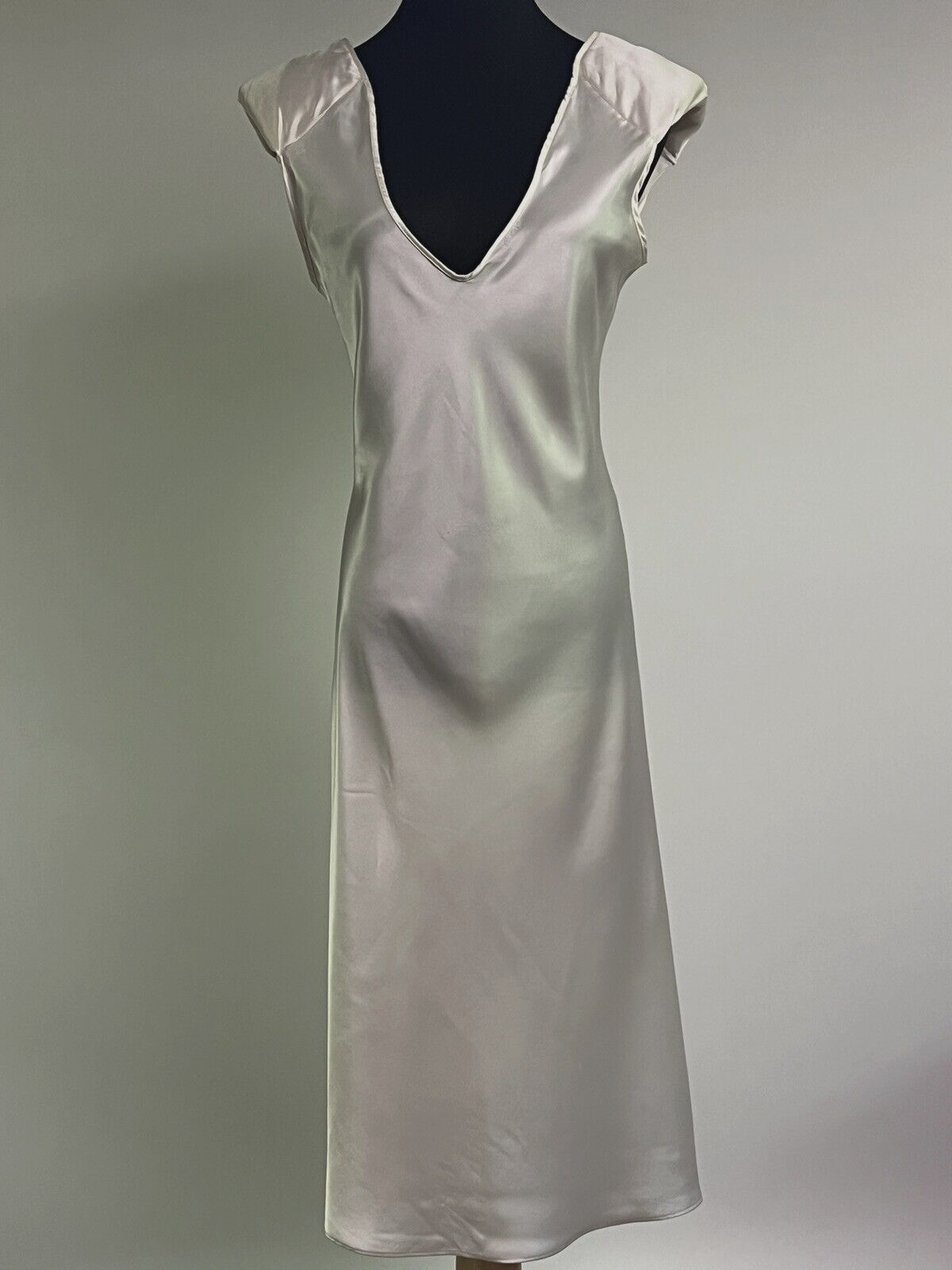 Vintage Ivory Lady Lynne Satin Nightgown