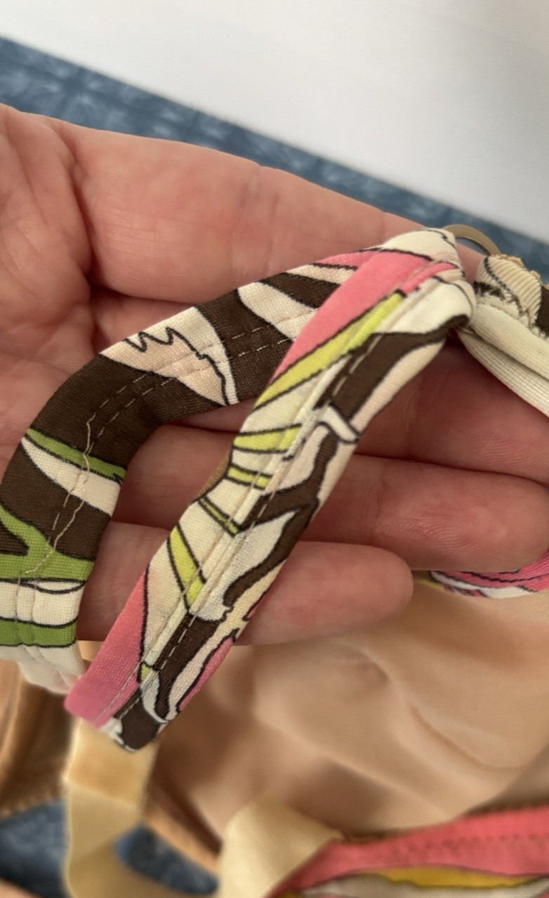 Vtg Emilio Pucci for Formfit Rogers Bra 32-C Late 60s/Early 70s *Well-Loved READ