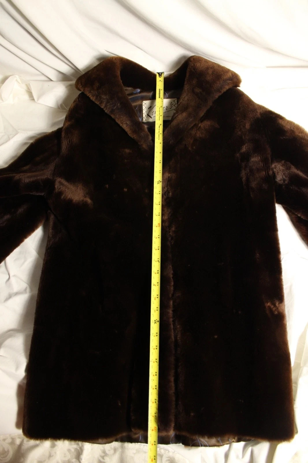 Keller&rsquo;s Manufacturing Furriers St Joseph MO Women&rsquo;s XL Fur Coat Jacket Vintage