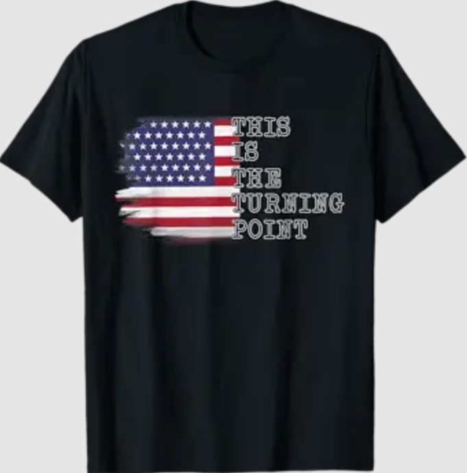 This is The Turning Point Tee USA Flag T-Shirt1