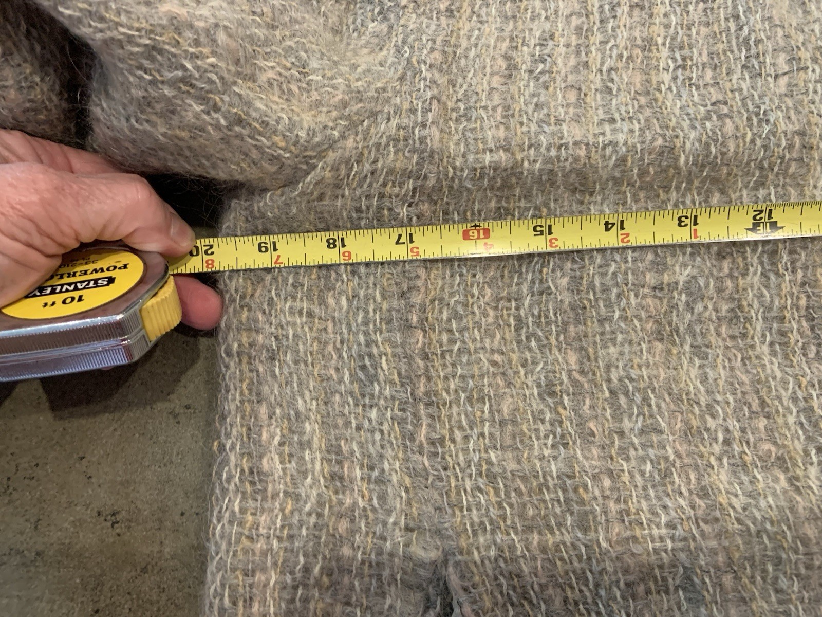 Vtg Linekin Bay Fabrics Hand Woven Wool Blazer Sz M Women’s Lined Toggle Buttons