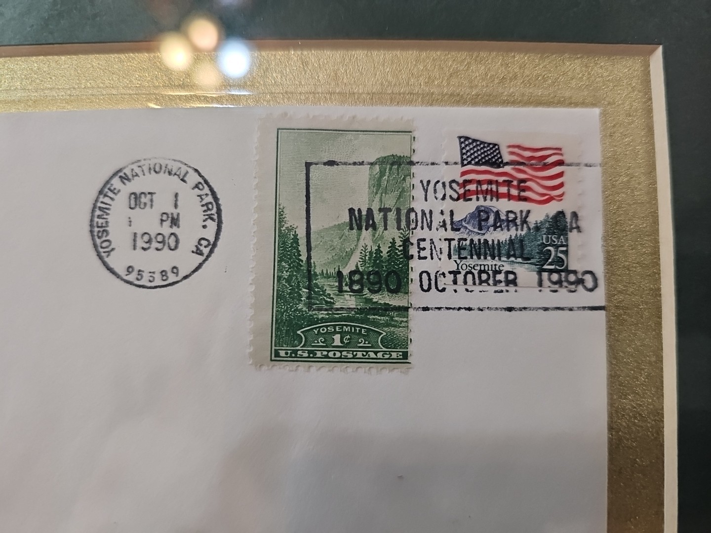 1890 To 1990 Yosemite National Park Centennial No. 228 Out Of 1000 Collectible