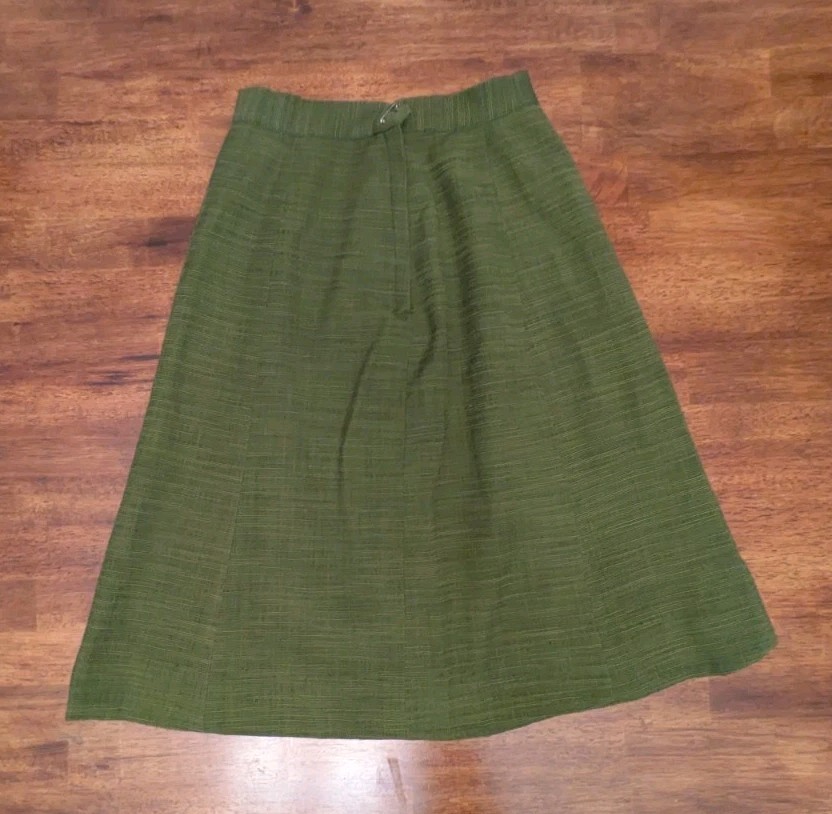 RARE 1940&rsquo;s YOUTHCRAFT Tweed Olive Green Jacket Skirt Suit EUC Gorgeous!!