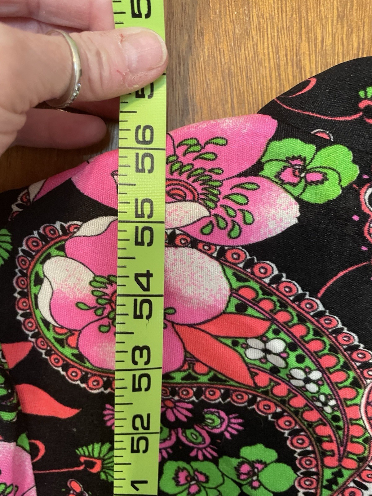 Betty Bone 70s Vintage Maxi Dress Neons Hippy No Size See Measurements