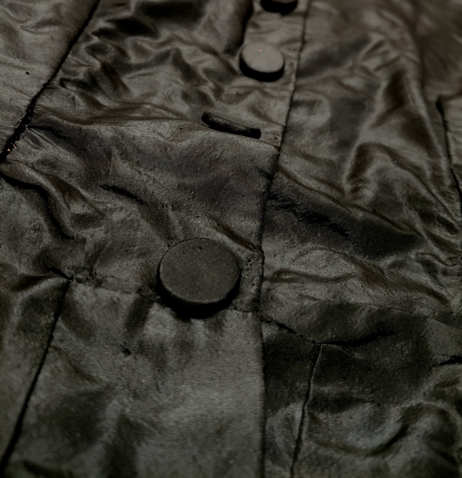 Antique Victorian Black Silk Taffeta Bodice 1870s-1890s Collector’s Piece