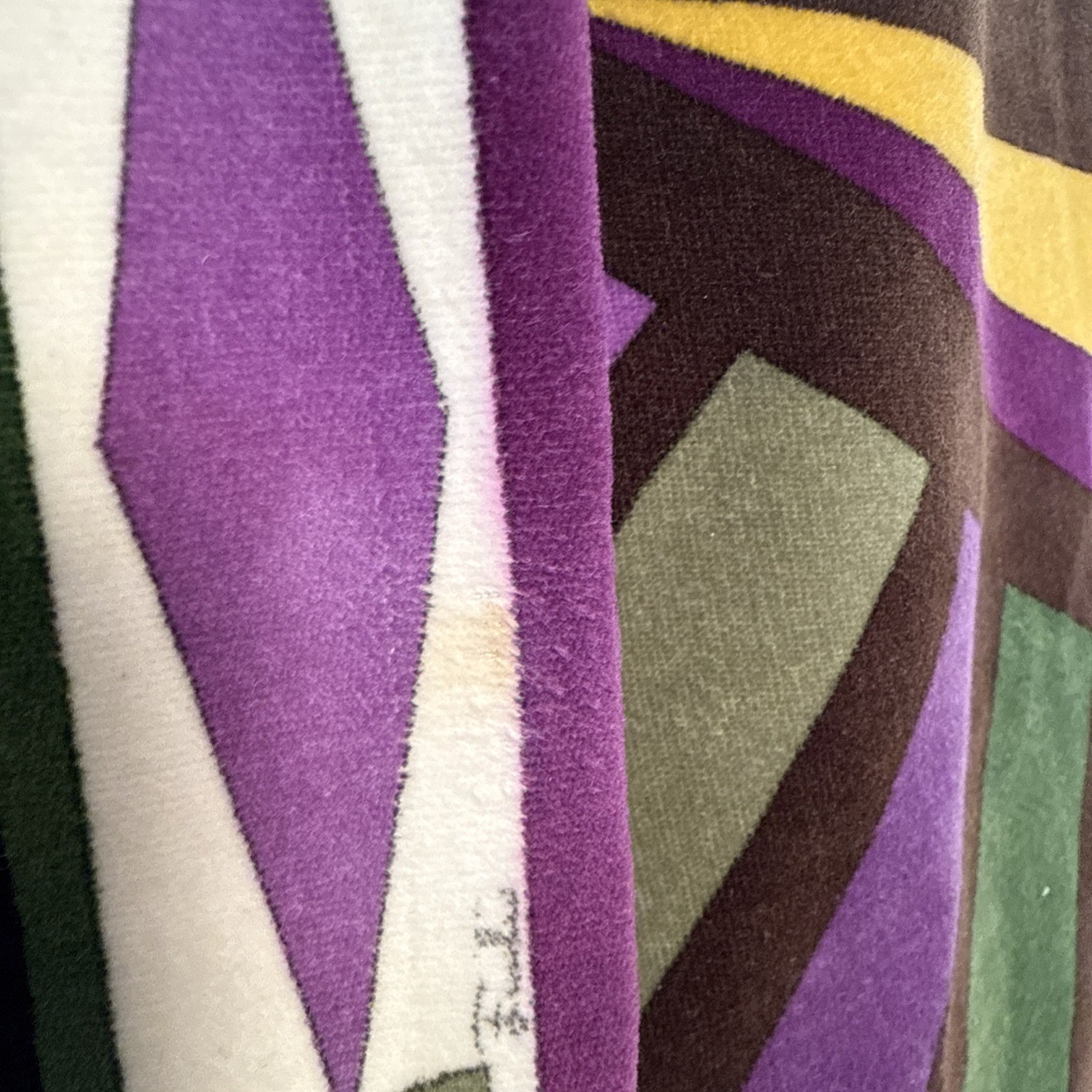 Vintage 1960’s Emilio Pucci For Saks Fifth Avenue Velvet A-Line Skirt XS Mod