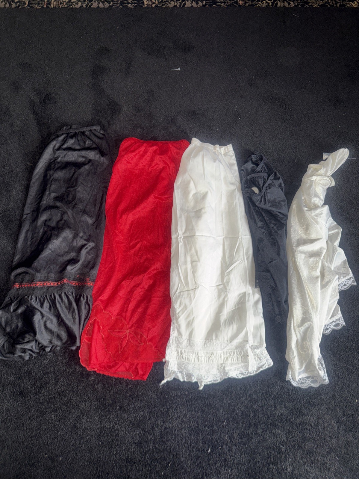 Vintage Half Slips LOT OF 5 Size Small