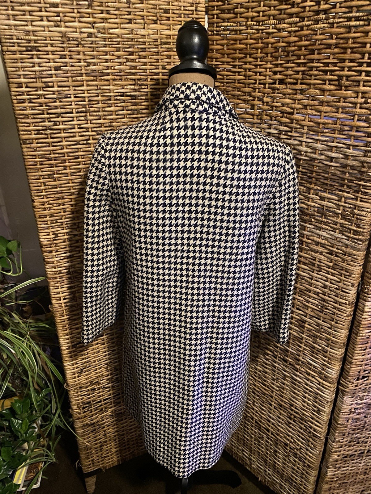 Vintage 50s Wool Coat With Lining Measurements In Details