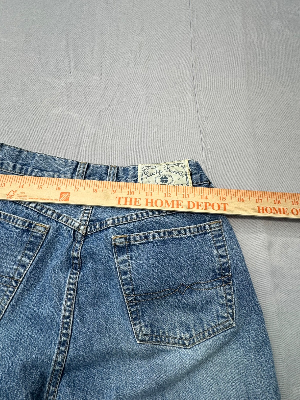 Lucky Brand Jeans Y2K Womens 4/27 Blue Denim Bootcut Flare Regular Fit Vintage