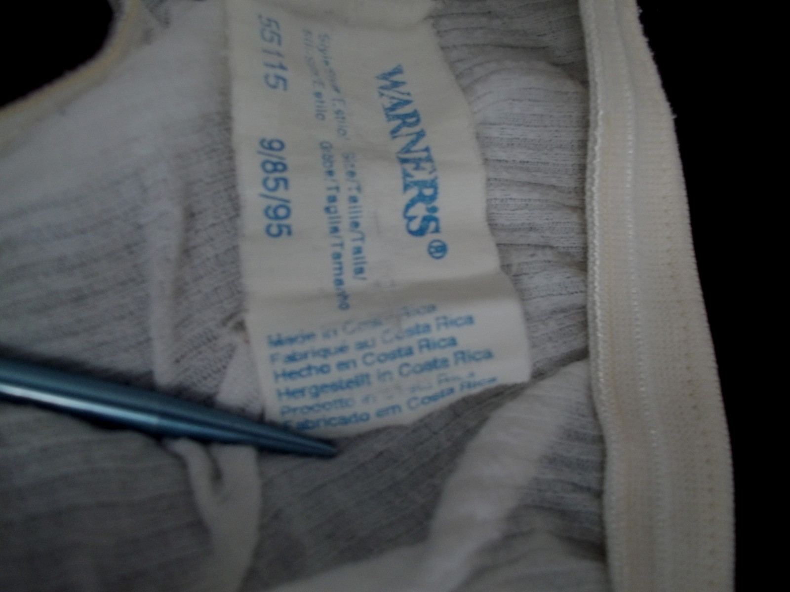 WARNER&rsquo;S Size 9 Ivory/White NOT SO INNOCENT Nudes Hi Cut BRIEF Panties #55115