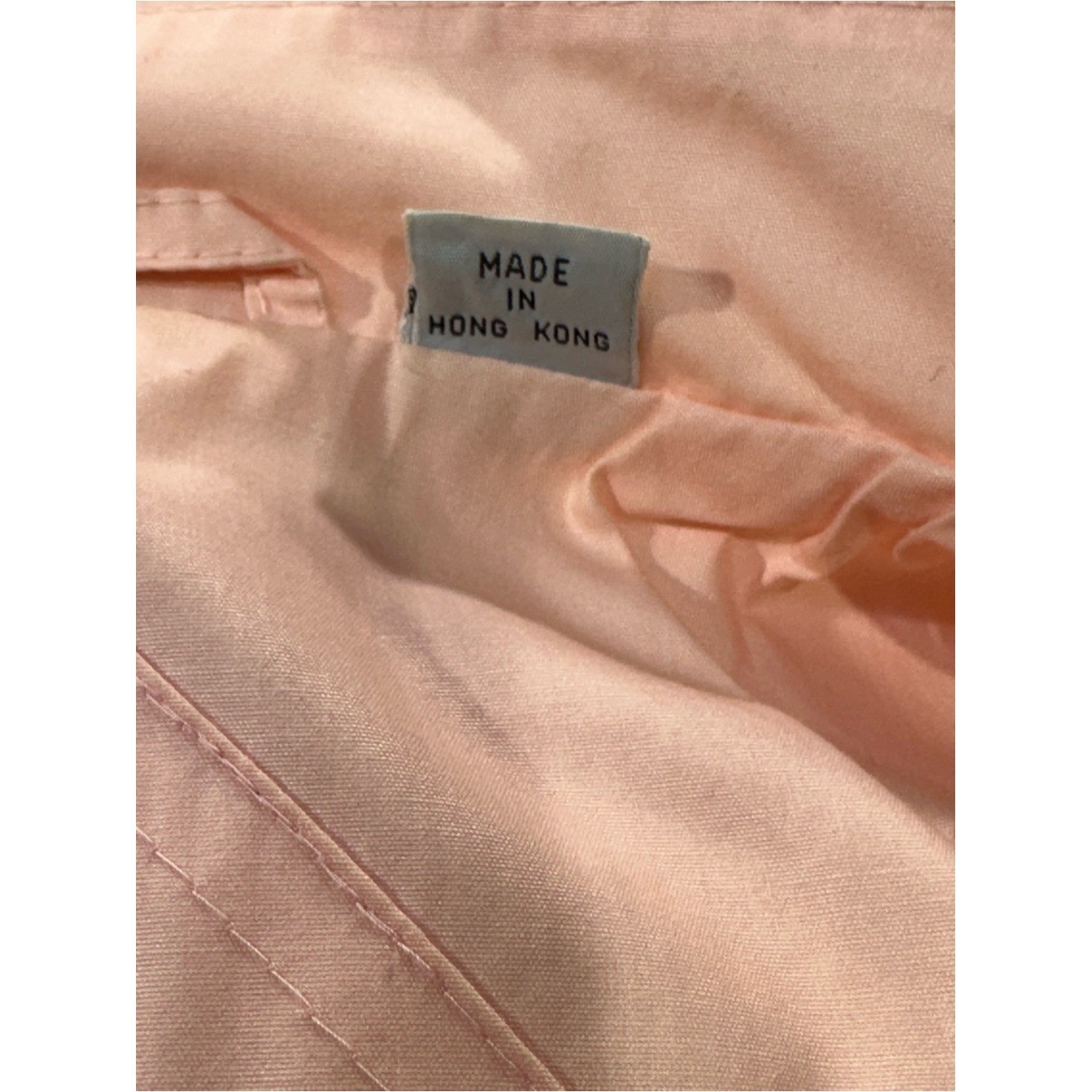 Members Only Vintage Jacket size 3/4 Pale Pink 80s Racer Core Aesthetic