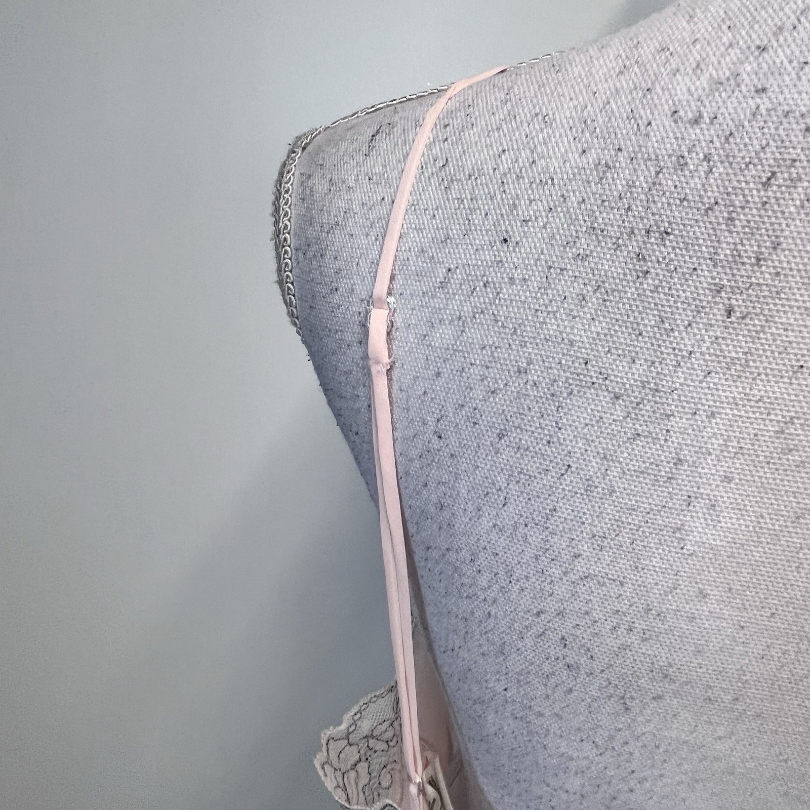 Vintage Cerie Nightgown Lingerie Plus sz 3X Pink Satin Lace Wedding Bridal